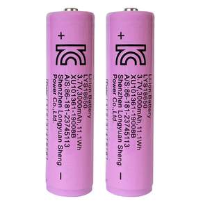 모이스 KC인증 리튬이온 배터리 3000mAh 보호회로 충전지 과전압방지 충전식 건전지