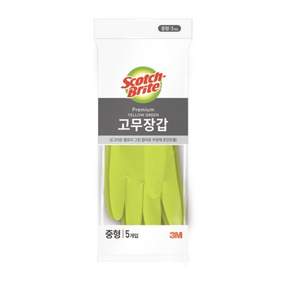 스카치브라이트 프리미엄 고무장갑 5개입