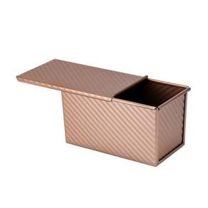 매직핸드 탄소강 파형 모양 토스트 케이스 베이킹 도구 케이크 몰드 금색 450g + 뚜껑 세트