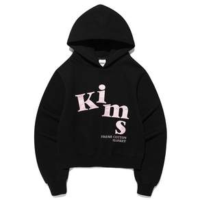 KIMS FRESH COTTON MARKET Messy Camo App 후드 블랙