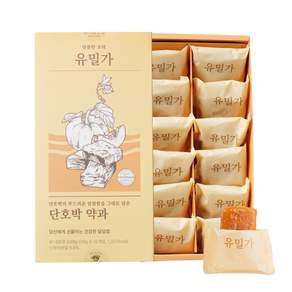 유밀가 무설탕 수제 단호박 약과 12개입