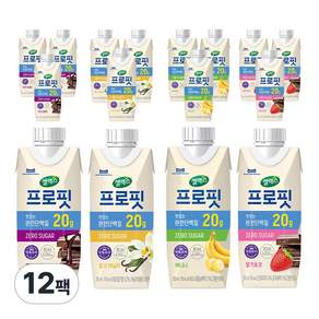 셀렉스 프로핏 (모카초콜릿 3팩+밀크바닐라 3팩+바나나 3팩+딸기초코3팩)