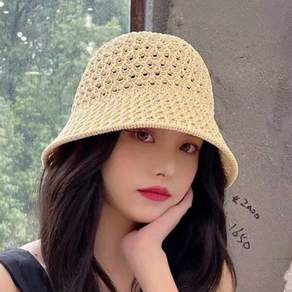 여성 가벼운 린넨 버킷햇 벙거지모자 야외활동 여름 sal87sxp