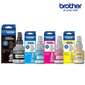 부라더 BTD60 + BT5000 3종 프린터 잉크 세트
