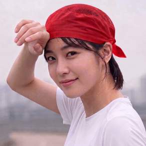 올인원 메쉬 망사형두건 / 주방 위생 모자 / 등산 헬스 런닝 두건 / 이너두건
