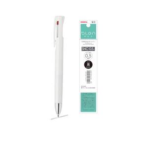 제브라 유성펜 블렌3C B3AS88-BK 0.5mm 화이트+ 멀티리필심 0.5mm 블랙