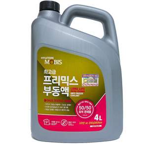 현대모비스 프리믹스 부동액, 1개, 4L