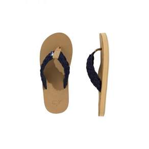 vineyard vine 비나드 바이인즈 남성용 꼬임 끈과 가죽 플립플랍 162667