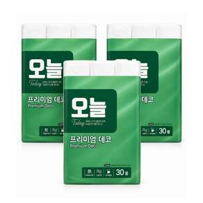 오늘 프리미엄 데코 3겹 화장지