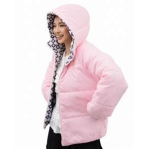 로액슈얼 리버서블 양면 후드 PADDED 패디드 패딩 자켓 점퍼PALE 블루