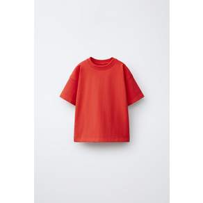 국내배송 ZARA 자라 플레인 티셔츠 레드 1887501600 2114715