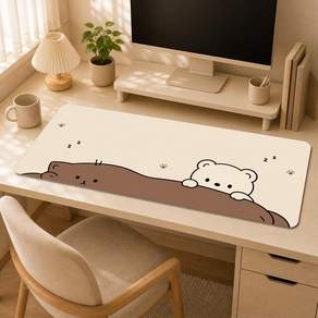 400 x 900 mm 와이드 데스크매트 3mm 대형 마우스 장패드 키보드패드 책상매트