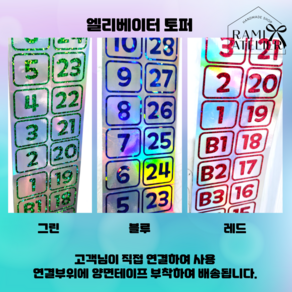 엘리베이터 놀이토퍼 / 교육용 토퍼-라미아뜰리에