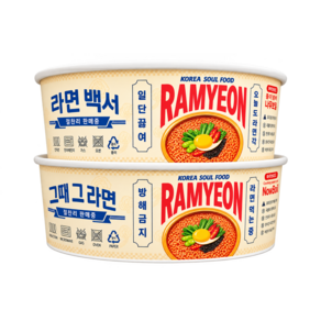 나우보일 인덕션 종이냄비 1400cc 1인용 한강라면 라면냄비 전자레인지 겸용