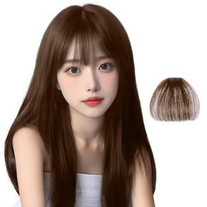 오비안 볼륨 시스루뱅 헤어피스 앞머리 가발