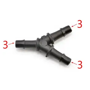 대형 Y 잉크 튜브 흰색 커넥터 프린터 기계에 한 20pcs 에코 솔벤트 모양