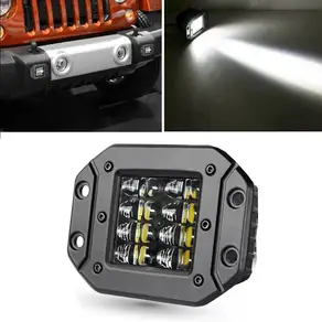 5인치 플러시 마운트 LED 작업등 바 스팟 빔 40W 오프로드 자동차 트럭 ATV 지프 호환 헤드라이트 12V 24V