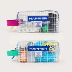 오롤리데이 Happier label clear brick pouch 166838