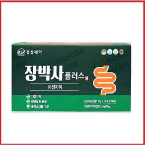 경성제약 장박사 플러스 30포 1박스 차전자피 식이섬유 쾌변 건강기능식품 장건강, 10g, 30개