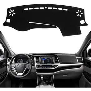 KEYOOG 대시보드 커버 Dash Mat Fit for Toyota Tacoma 2015-2005 HUD 모델 제외 Car Board Anti-Glare Carpet