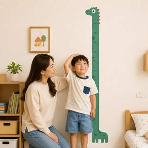 오르모아 아이성장 기록 어린이 키재기 아이 키재기 벽 스티커