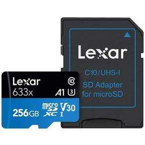 렉사 하이퍼포먼스 microSDXC 메모리카드 UHS-I 633x