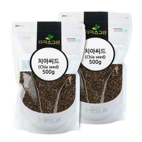 라이스그린 치아씨드 1kg (500gx2개) 치아시드 500g