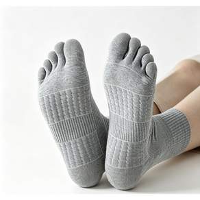 지이론 남성 항균면 무봉제 기능성 쿠션 발가락 양말 6켤레