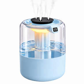 Uu-rii 3.5L 대용량 USB 4구분무 무드등 초음파 가습기