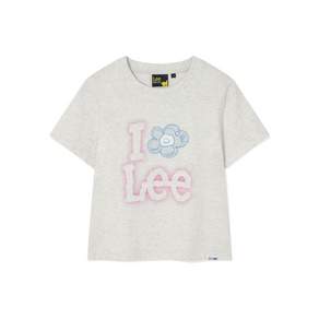 와키윌리 여성 반소매 티셔츠 Lee] 우먼스 아이릴리리 크롭 WA2502STL5LG