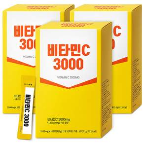 [녹십초]비타민C 3000/먹기좋은 레몬향(100포)
