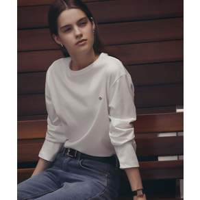틸 아이 다이 TILL I DIE Silket cotton long sleeve t-shirt Ivory