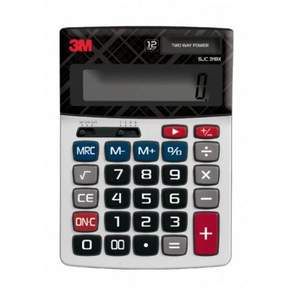 3M 전자 계산기 318X 일반 사무용 휴대용 사칙연산 태양광 사무실 사무용 가정용
