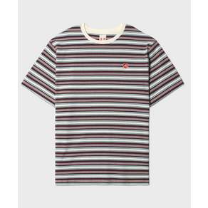 마스마룰즈 MASMARULEZ APPAREL Daily Cotton Stripe T-Shirt__PurpleMA261UTS003PP 159607