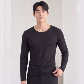 남성 발열내의 모달 보온 상의 내복 히트앤웜 이너웨어 슬림핏 기본 겨울 긴팔