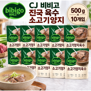 CJ 비비고 진국육수 소고기양지 소고기육수 국물요리 밑국물