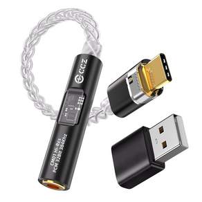 Keephifi CCZ CM01 C타입 듀얼 칩셋 DAC 꼬다리덱 CX31993 이어폰 젠더