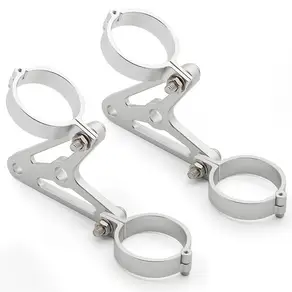 쿠쿠스토어 스즈키 혼다 야마하 40MM 오토바이 헤드 라이트 마운트 브래킷 램프