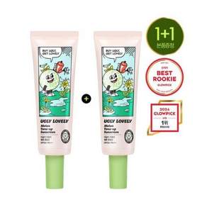 *어글리러블리* UGLY LOVELY 멜론! 톤업! 선크림! SFP50+ PA+++ I 아기멜론추출물 비건톤업 피부보습 건조감개선증정 자연톤업 NO끈적임!