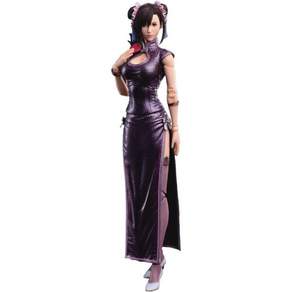 FFVII 리메이크 플레이 아츠 카이 티파 록하트 스포티 드레스 AF | 파이널 판타지 VII 8인치 액션 피규어