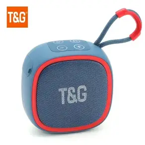 T&G 야외 자전거 타기 휴대용 블루투스 스피커 무선 미니베이스 FM 라디오 사운드바 붐박스 방수