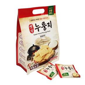 추억의 옛날 누룽지 480g 달콤한맛 간식 인간사료 사무실 수입 과자 찹쌀