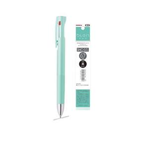 제브라 유성펜 블렌3C B3A88-BK 0.7mm 블루그린+ 멀티리필심 0.7mm 블랙