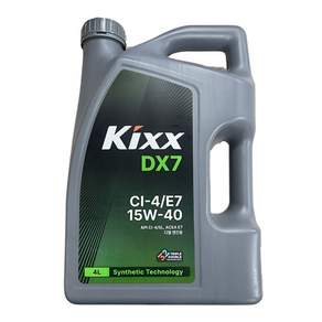 GS칼텍스 엔진오일(디젤) L2062440K4 Kixx HDL CI-4/E7 15W-40_4/4L 용량_4 1EA 2306119 8260796