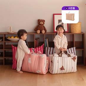 [내일도착]한정수량 모달 아이싱 듀얼 양면 어린이집 낮잠이불 세트 (+보관용 가방)