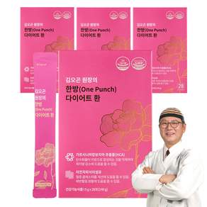 김오곤원장의 한방(OnePunch) 다이어트 환 28포_체지방 감소 차전자피 가르시니아 식이섬유
