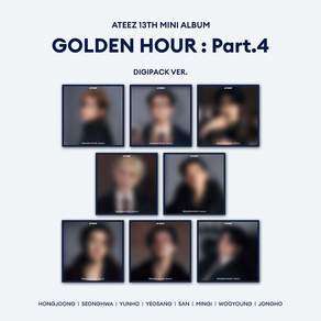 ATEEZ 에이티즈 - 미니 13집 앨범 GOLDEN HOUR : Part.4 디지팩 / 버전