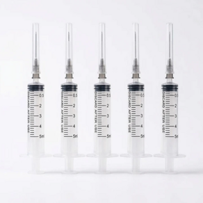 [캠프달링]다용도 소분 리필 주사기 5ml 바늘포함 5개 세트 향수 잉크 화장품 리필