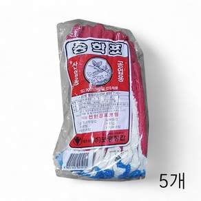 송학 반코팅 빨강 면장갑 1타(10켤레) X 5개 작업용 막장갑 일장갑 비품 속장갑 안전장갑 목장갑 원예장갑