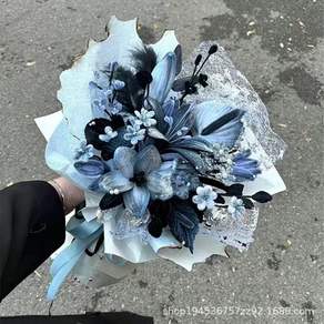 티류으스 모루꽃다발 만들기 키트 대형 취미 선물 패키지 공예 철사 핸드메이드 HY